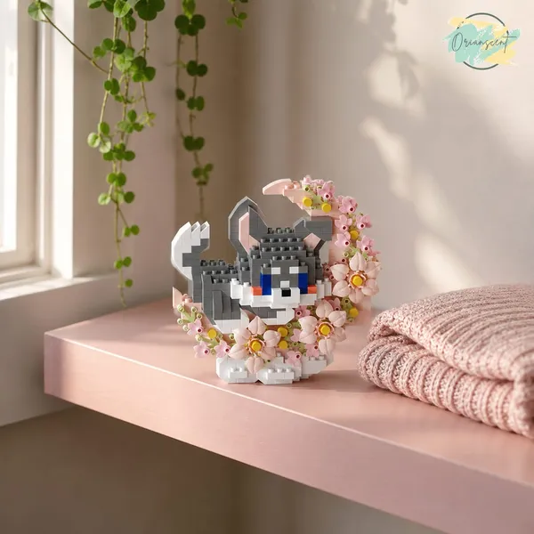 Cherry_Blossom_Kitten_Moon_Mini_Building_Block_Set