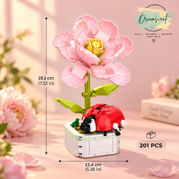 DIY_Ladybug_Blossom_Building_Block_Set_(201_Pcs)