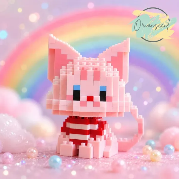 Cat_Building_Block_Toy_-_Pink