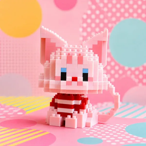 Cat_Building_Block_Toy_-_Pink