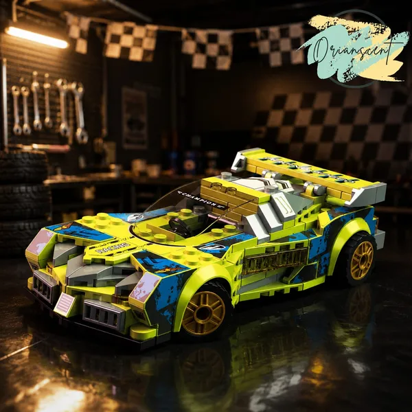 SpeedX_Champion_GT_Racing_Car_Building_Blocks_Set_–_293_Pieces