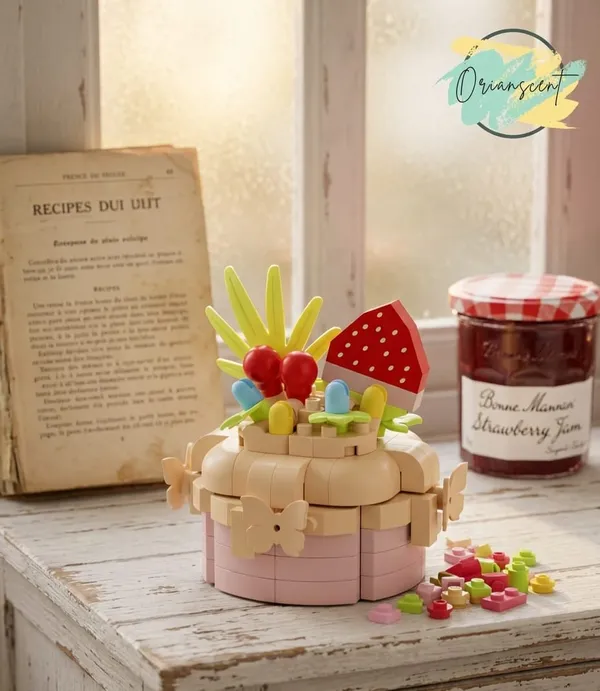 Building_Blocks_Cake_Model_Set_162_Pieces_Bakery_Theme_Strawberry_House_Design_Beige