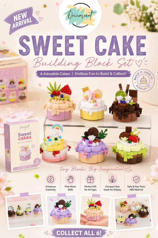 Building_Blocks_Cake_Model_Set_162_Pieces_Bakery_Theme_Strawberry_House_Design_Beige