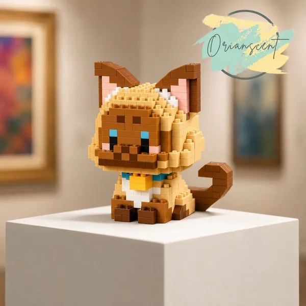 Cat_Building_Block_Toy_-_Dark_Brown
