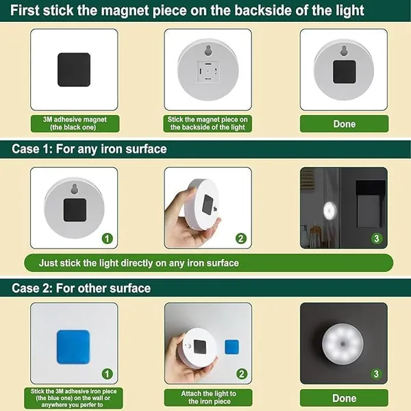 White_Plastic_Wireless_Motion_Sensor_Led_Light_Usb_Rechargeable_Pack_Of_2_For_Wardrobe_Home