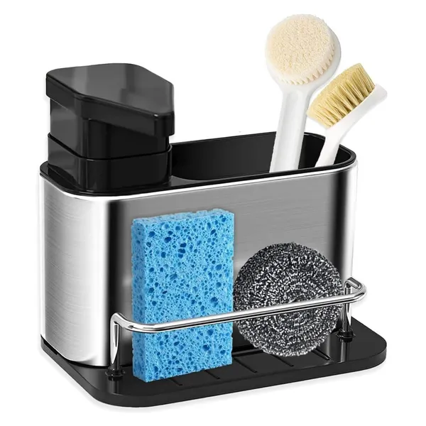Multicolor_Stainless_Steel_3_In_1_Sink_Caddy_Organizer_For_Kitchen_Bathroom