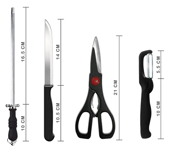 Black_Stainless_Steel_8_Piece_Knife_Set_With_Scissor_Sharpener_Peeler_For_Kitchen