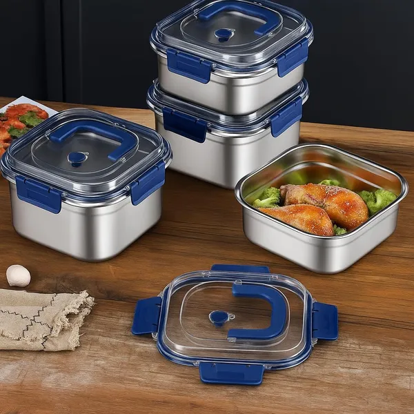 Silver_Stainless_Steel_Food_Storage_Container_Set_With_Leakproof_Lids_For_Kitchen