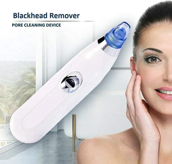 White_Plastic_4_In_1_Blackhead_Remover_Vacuum_Usb_Rechargeable_For_Skin_Care