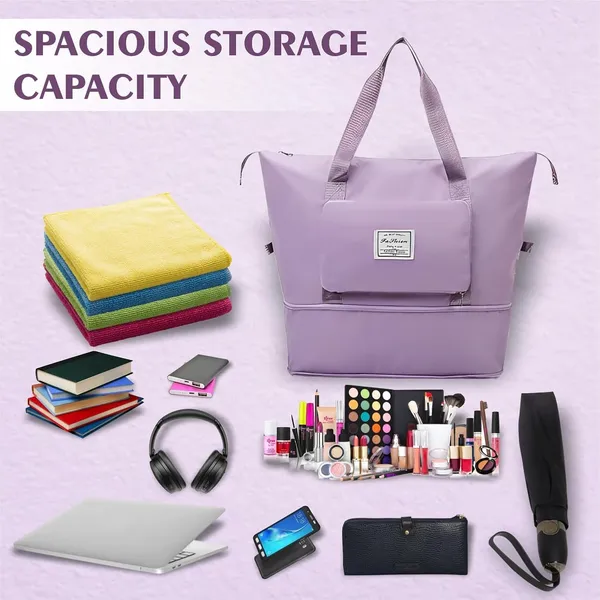 Multicolor_Polyester_Foldable_Travel_Duffle_Bag_41_L_Expandable_For_Weekender_Shopping