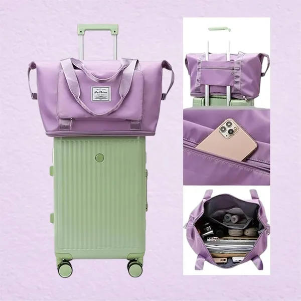 Multicolor_Polyester_Foldable_Travel_Duffle_Bag_41_L_Expandable_For_Weekender_Shopping