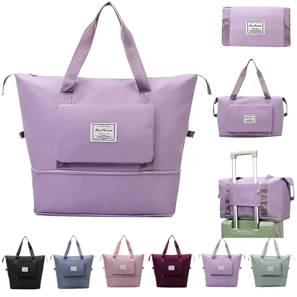 Multicolor_Polyester_Foldable_Travel_Duffle_Bag_41_L_Expandable_For_Weekender_Shopping