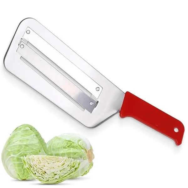 Silver_And_Red_Stainless_Steel_Double_Blade_Vegetable_Cutter_Manual_Hand_Slicer_For_Kitchen