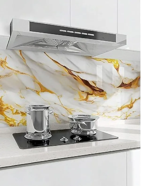 White_Golden_Vinyl_Self_Adhesive_Marble_Wallpaper_60_X_200_Cm_Waterproof_For_Kitchen_Countertop
