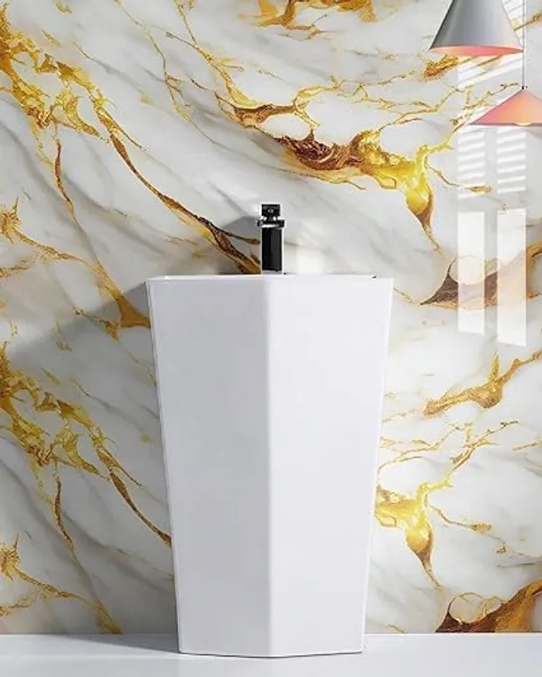 White_Golden_Vinyl_Self_Adhesive_Marble_Wallpaper_60_X_200_Cm_Waterproof_For_Kitchen_Countertop