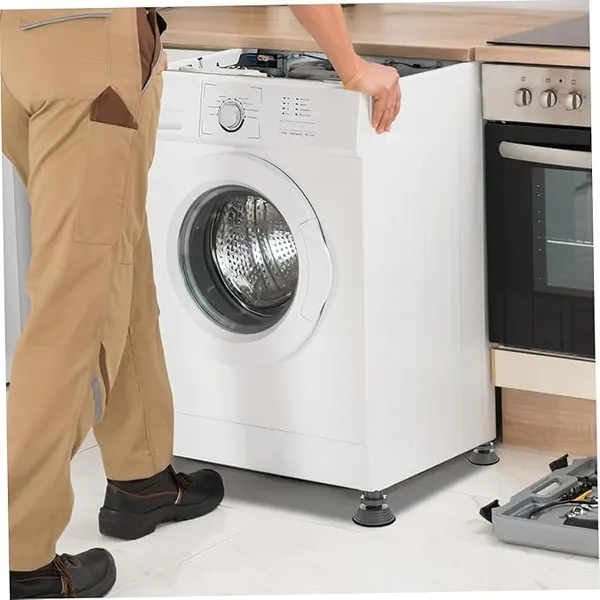 Black_Rubber_Anti_Vibration_Washing_Machine_Stand_Pads_4_Pcs_For_Washer_Dryer