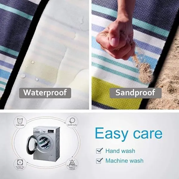 Multicolor_Polyester_Waterproof_Picnic_Mat_150_X_180_Cm_Foldable_For_Beach_Camping_Travel