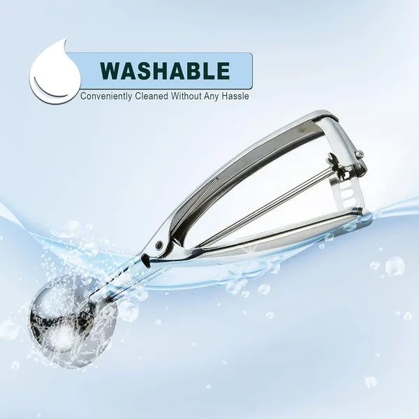 Silver_304_Stainless_Steel_Ice_Cream_Scoop_4_Cm_With_Trigger_For_Cookies_Meatballs
