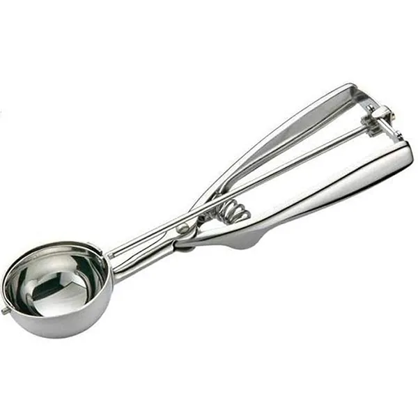 Silver_304_Stainless_Steel_Ice_Cream_Scoop_4_Cm_With_Trigger_For_Cookies_Meatballs