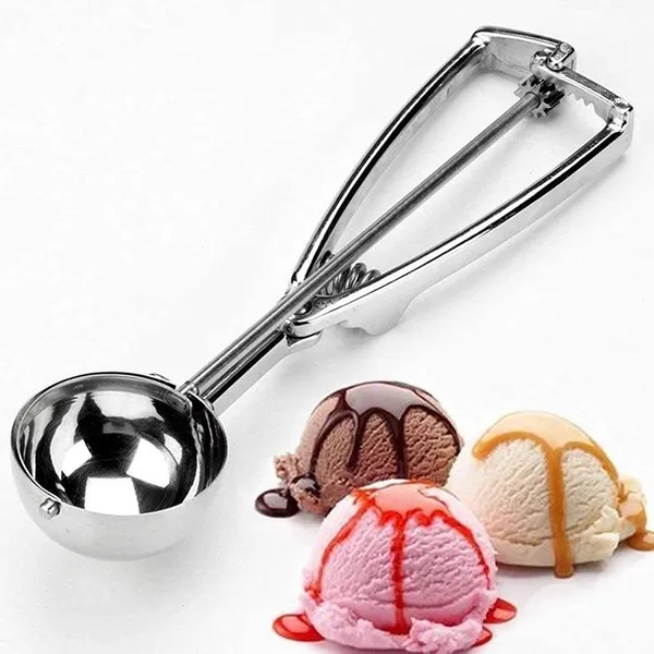 Silver_304_Stainless_Steel_Ice_Cream_Scoop_4_Cm_With_Trigger_For_Cookies_Meatballs