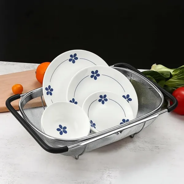Silver_Stainless_Steel_Oval_Colander_Strainer_With_Extendable_Handles_For_Vegetables_Fruits