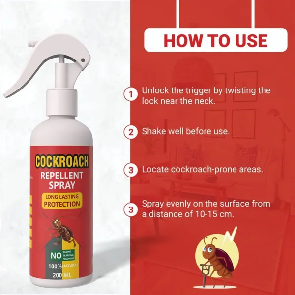 White_Plant_Based_Cockroach_Repellent_Spray_200_Ml_For_Indoor_Outdoor
