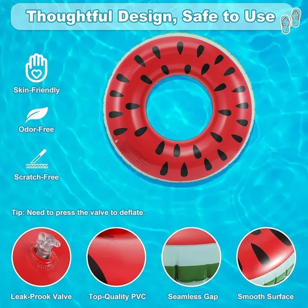 Multicolor_Pvc_Inflatable_Pool_Float_Ring_160_Kg_Capacity_For_Adults_Kids