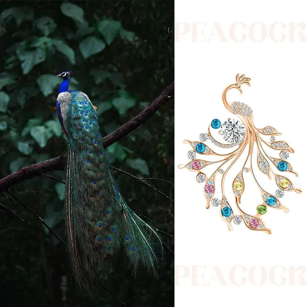 Multicolor_Metal_Crystal_Rhinestone_Peacock_Brooch_Pin_For_Women_Girls