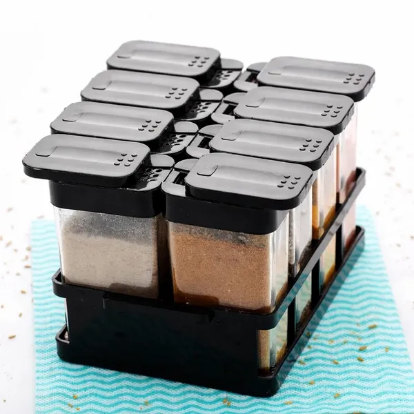 Black_Plastic_Airtight_Masala_Box_8_Pcs_Set_For_Kitchen_Spice_Storage