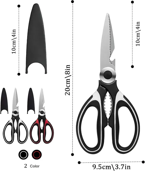 Silver_Stainless_Steel_Multi_Purpose_Kitchen_Scissors_With_Bottle_Opener_For_Meat_Vegetables
