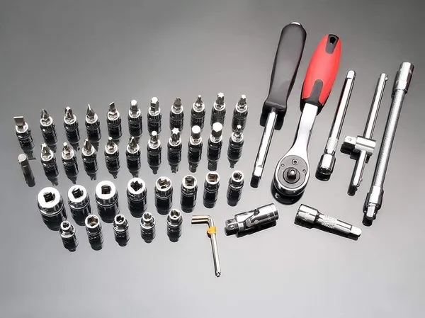 Multicolor_Steel_46_Pcs_Tool_Kit_Set_With_Ratchet_Socket_Wrench_For_Home_Auto_Repair