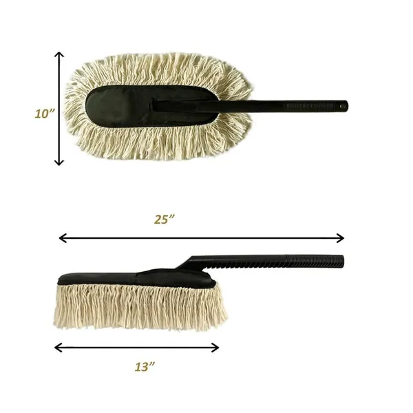 Black_White_Microfiber_Car_Duster_With_Long_Handle_Paraffin_Coated_For_Car_Exterior_Cleaning