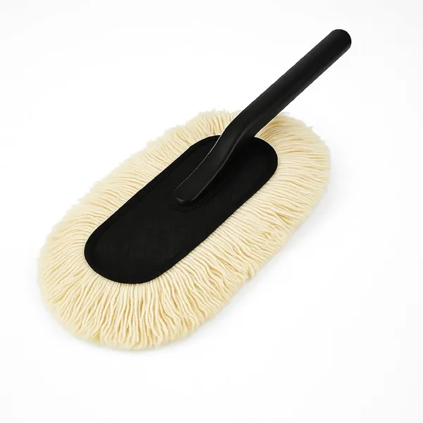Black_White_Microfiber_Car_Duster_With_Long_Handle_Paraffin_Coated_For_Car_Exterior_Cleaning