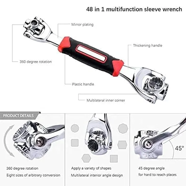 Silver_Metal_48_In_1_Universal_Tiger_Wrench_360_Rotating_For_Car_Home_Repair
