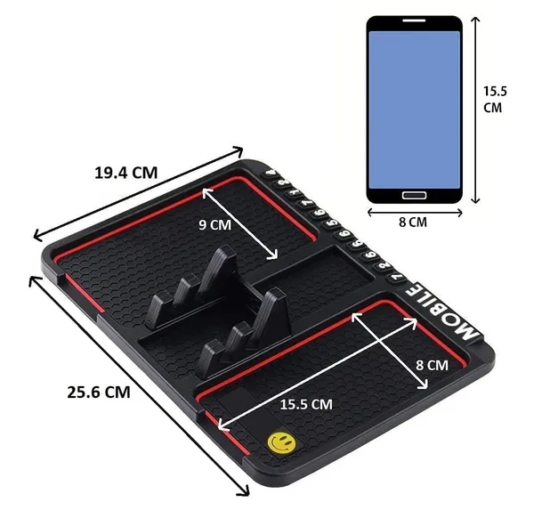 Black_Silicone_Anti_Slip_Car_Dashboard_Phone_Holder_Mat_For_Mobile_Accessories