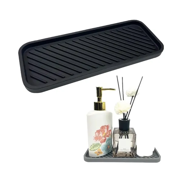 Black_Silicone_Sink_Organizer_Tray_Heat_Resistant_Non_Slip_For_Kitchen_Bathroom