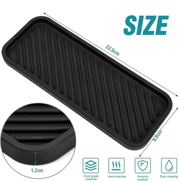 Black_Silicone_Sink_Organizer_Tray_Heat_Resistant_Non_Slip_For_Kitchen_Bathroom