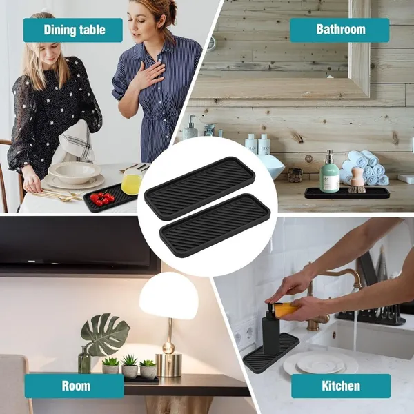 Black_Silicone_Sink_Organizer_Tray_Heat_Resistant_Non_Slip_For_Kitchen_Bathroom