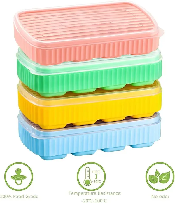 Multicolor_Silicone_Ice_Cube_Tray_With_Lid_8_Cavity_Flexible_Pack_Of_2_For_Drinks_Juice