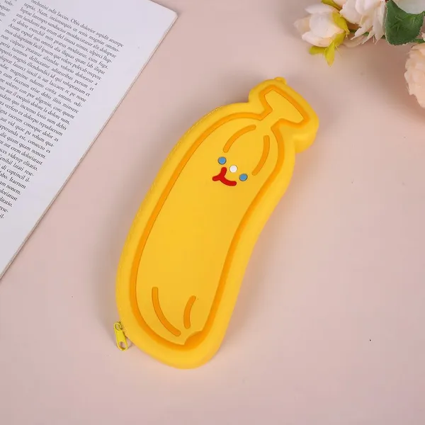 Multicolor_Silicone_Fruit_Shape_Pencil_Case_With_Zipper_For_Kids_School_Travel