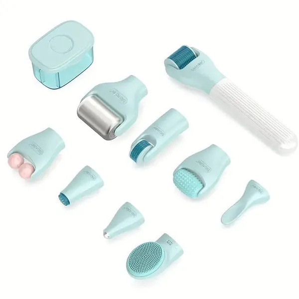 Blue_Metal_10_In_1_Derma_Roller_Microneedling_Kit_With_Replaceable_Heads_For_Skin