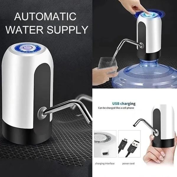 White_Abs_Automatic_Wireless_Water_Dispenser_Pump_4_W_For_20_Litre_Bottle