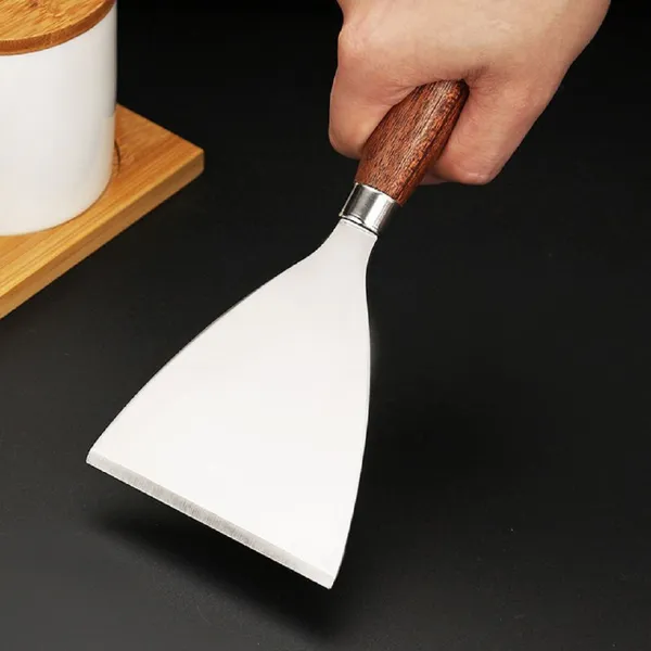 Stainless_Steel_Griddle_Scraper_Spatula_with_Wooden_Handle,_Heavy_Duty_Metal_Turner_for_Tawa_Cooking,_Pizza_Server,_Dough_Cutter,_Bench_Scraper,_Pancake_Flipper,_BBQ_Grill_Kitchen_Tool
