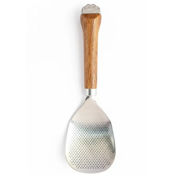 Stainless_Steel_Kitchen_Utensil_Set_with_Wooden_Handle_–_Spatula_Turner,_Slotted_Turner,_Flat_Scraper_and_Skimmer_Spoon_(Rice_Ladle_Square_Spatula)