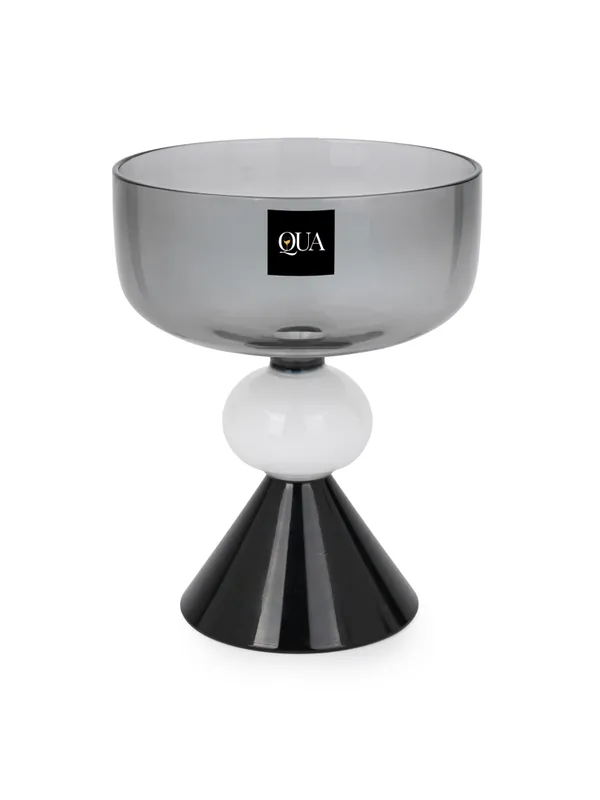 Modern_Geometric_Cocktail/_Mocktail__Coupe__Glass/_Glass_Bowl_With_Black_And_White_Pedestal_Base_|_300_Ml