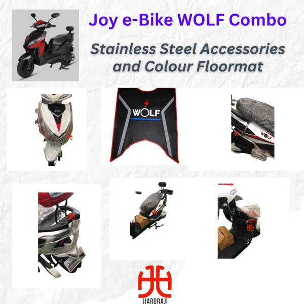 Joy_E-Bike_Wolf_Combo_Accessories_Kit:_Stainless_Steel_Safety_Guard_Set_&_Colour_Floor_Mat