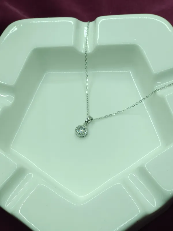 Silver_Nova_Halo_Crystal_Necklace_For_Women