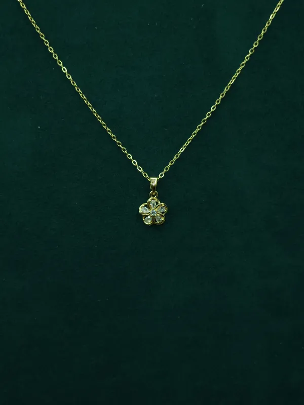 Gold_Flora_Crystal_Pendant_Necklace_For_Women