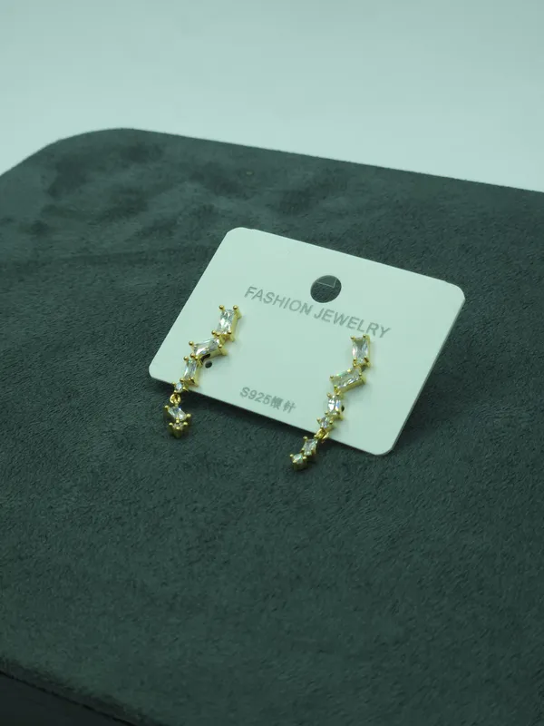 Gold_Baguette_Crawler_Drop_Earrings_For_Women