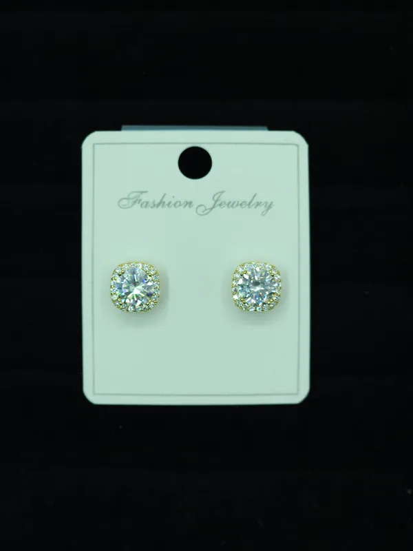 Gold_Zinnia_Halo_Stud_For_Women